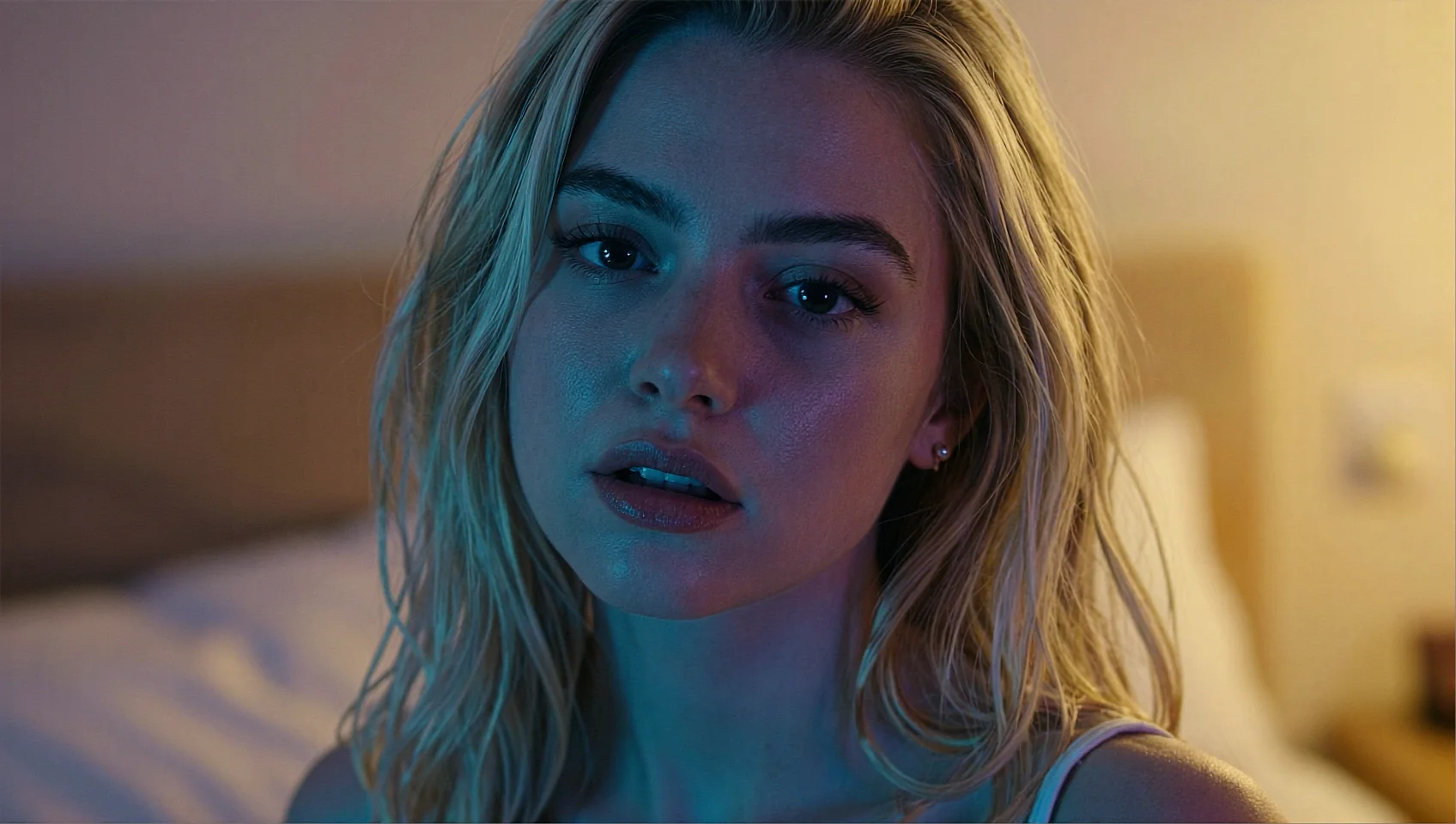 A premium porn girlfriend sending a custom NSFW pic on demand inside the chat